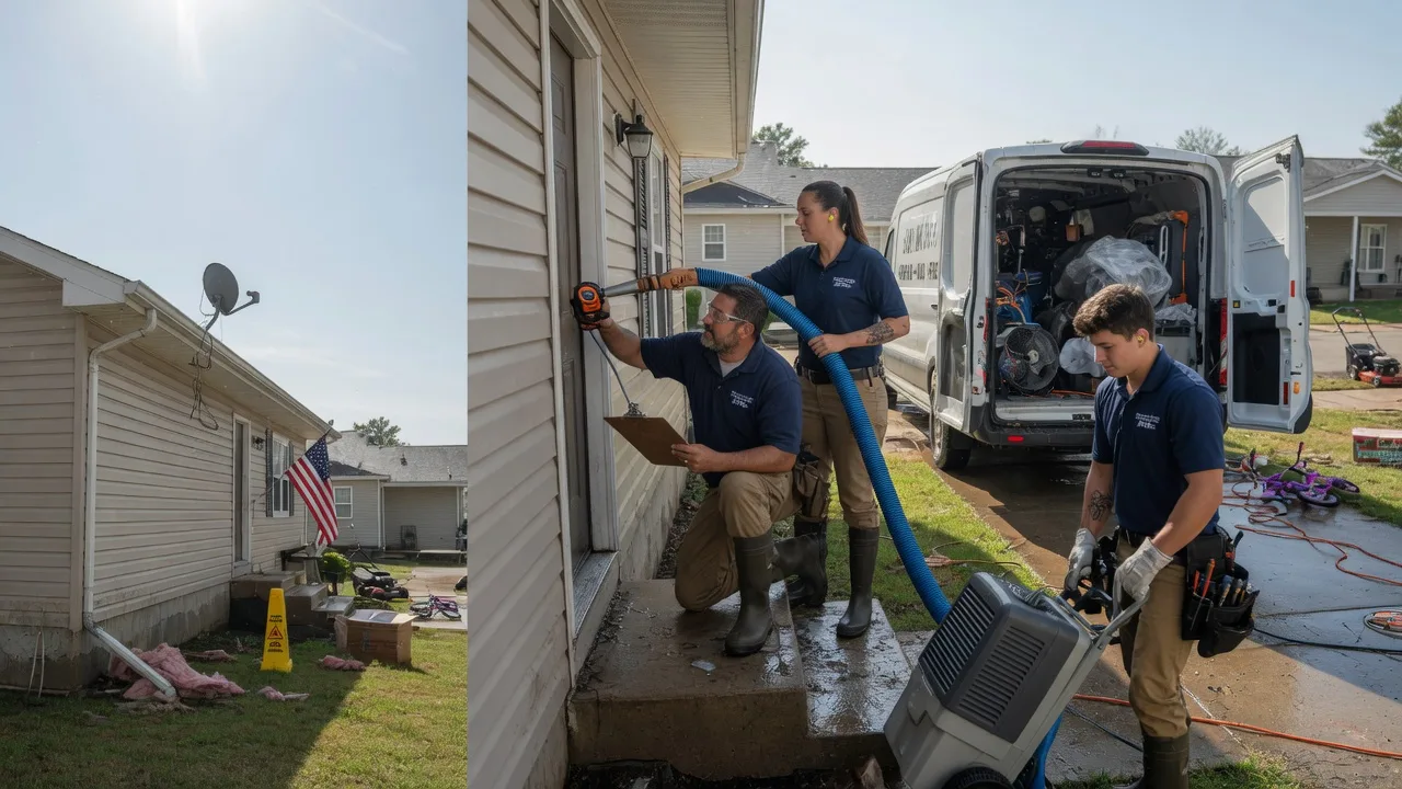 Ceiling Water Damage Restoration in Tyler, TX near me